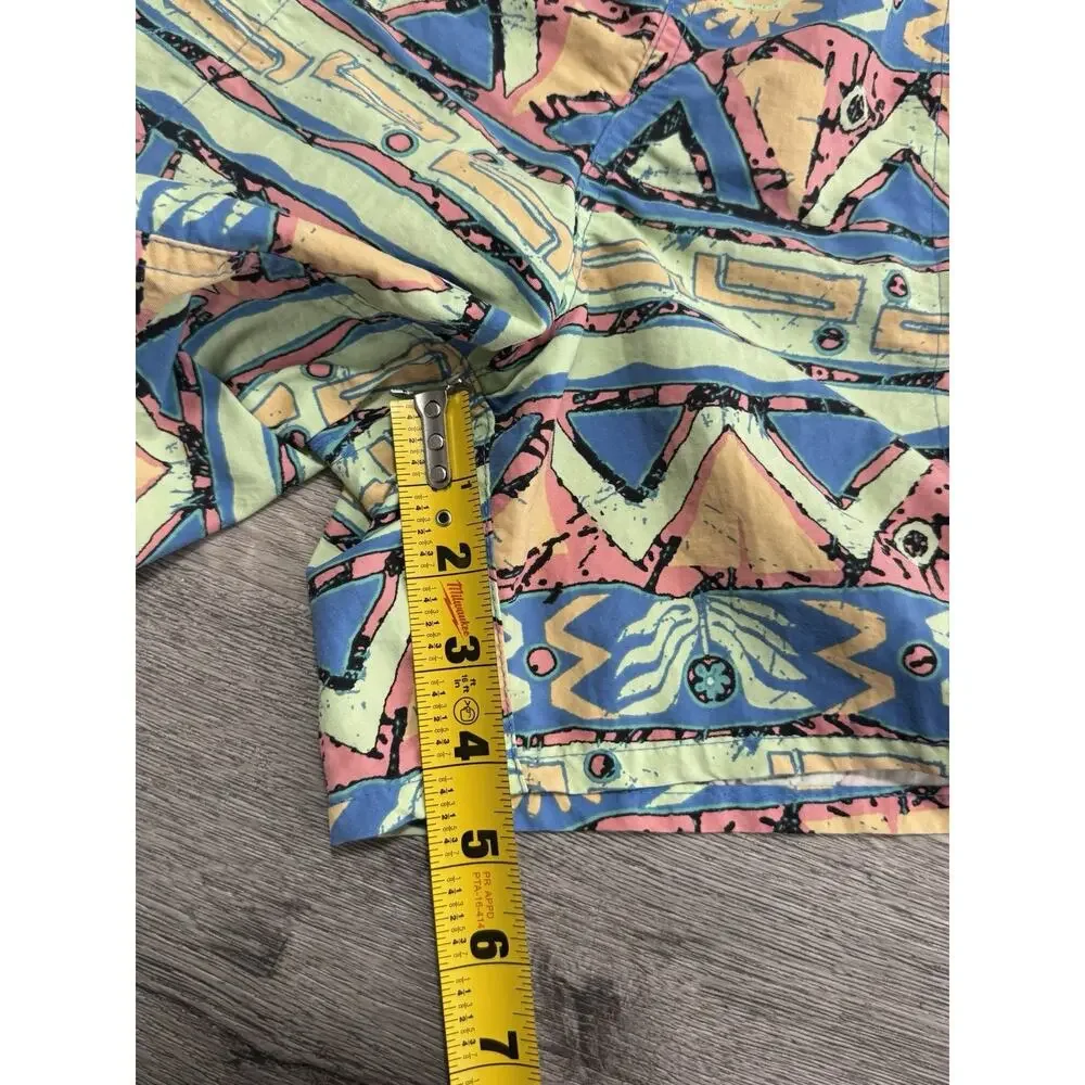 Patagonia NetPlus Shell Baggies Swim Trunks Shorts L Multicolor Aztec Print.